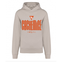 SWEAT CAPUCHE OVERSIZE - UNISEXE -CLAY