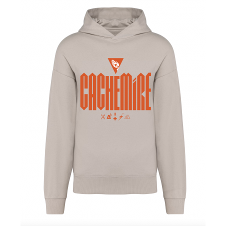 SWEAT CAPUCHE OVERSIZE - UNISEXE -CLAY